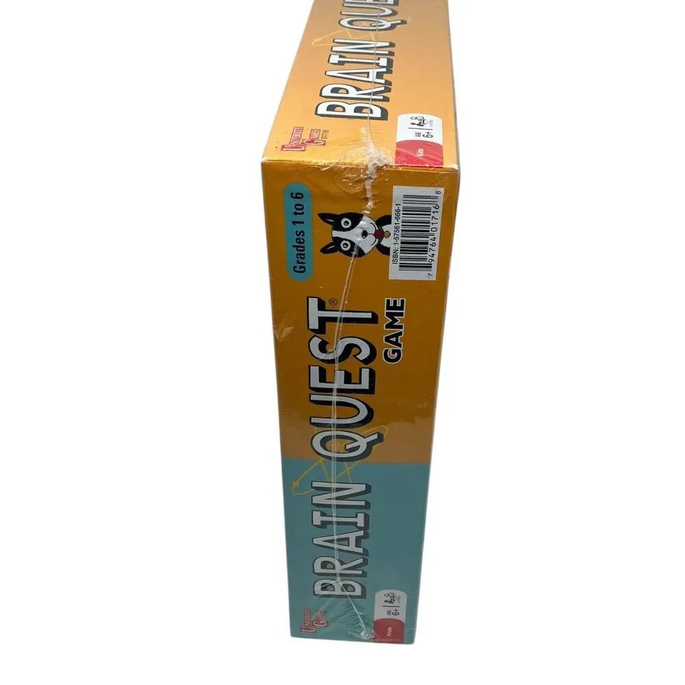 University Games Brain Quest Board Game Grades 1-6 20th Birthday Edition Sealed
